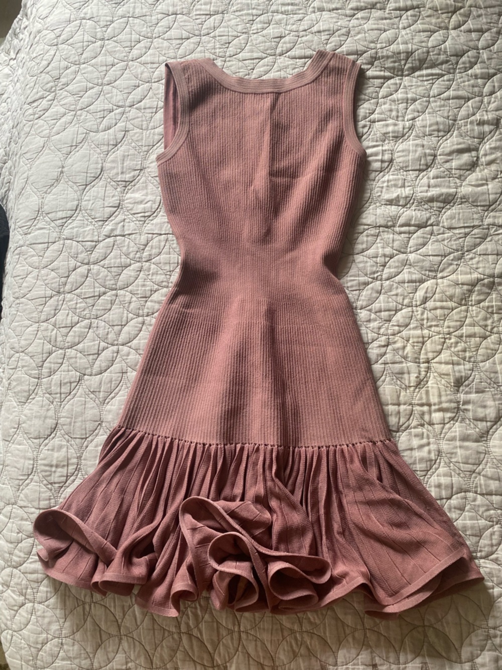 Alaia Mauve Mini Dress - Picture 2 of 4